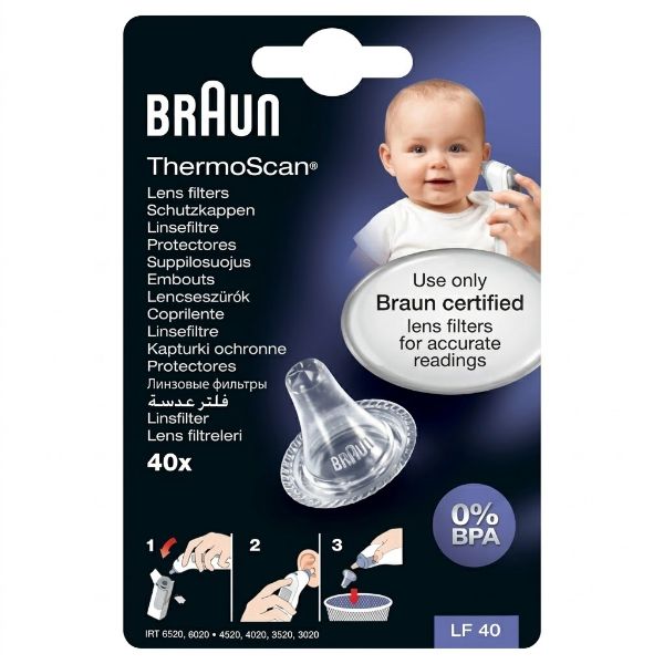 Braun LF40 Ateş Ölçer Yedek Filtre